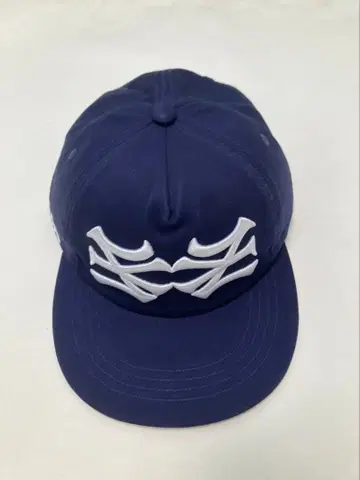 네이비 야구 모자 OMA 자수