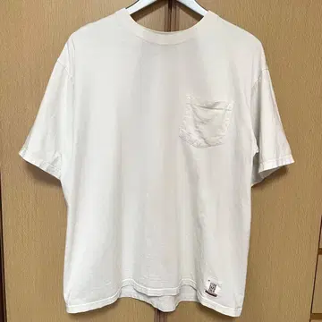 STANDARD CALIFORNIA 로고 포켓 T셔츠 화이트 L