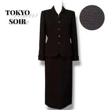 새상품급 도쿄 소와르 블랙스 카트 수트 러셀 원단 L 셋업