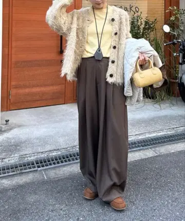 새상품 titivate 티티베이트 볼륨 코쿤 팬츠 MT