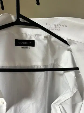 GENTRIND 화이트 포멀 셔츠 LL