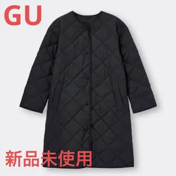 GU 오버 사이즈 퀼팅 코트