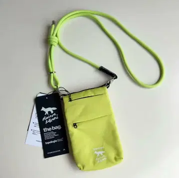 topologie 스마트폰 숄더백 라임 그린