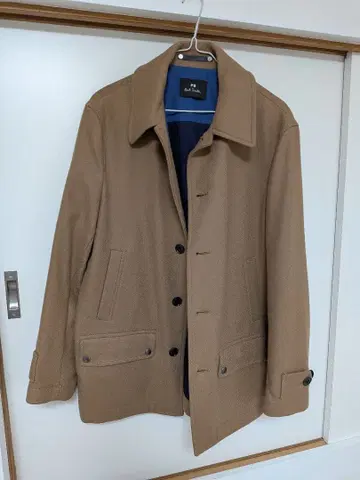 Paul Smith 베이지 울 피 코트