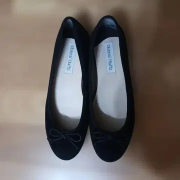 천연 가죽 스웨이드 발레 슈즈 39