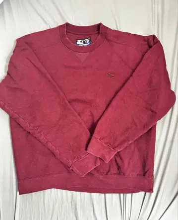 Starter 버건디 맨투맨 M