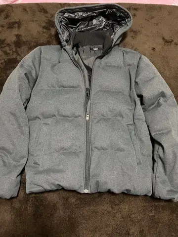 AZUL 후드 부착 다운 자켓 L 사이즈 네이비