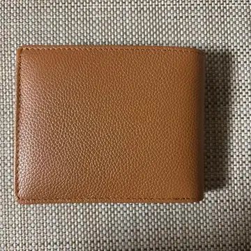 브라운 접이식 지갑 카드 포켓 부착