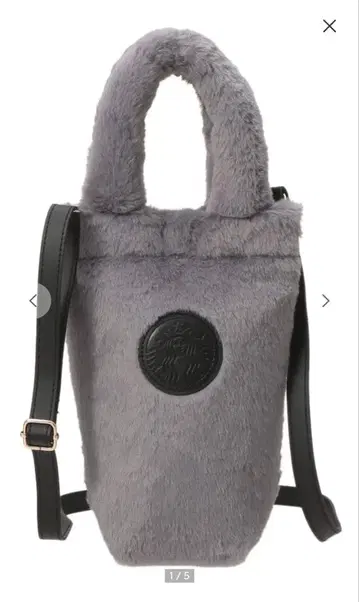 홀리데이 2025 보틀 숄더백 퍼 그레이!