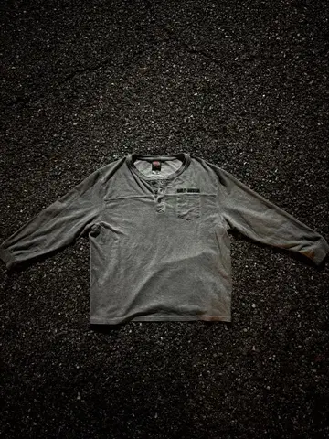 HARLEY-DAVIDSON 긴팔 셔츠 XL 그레이