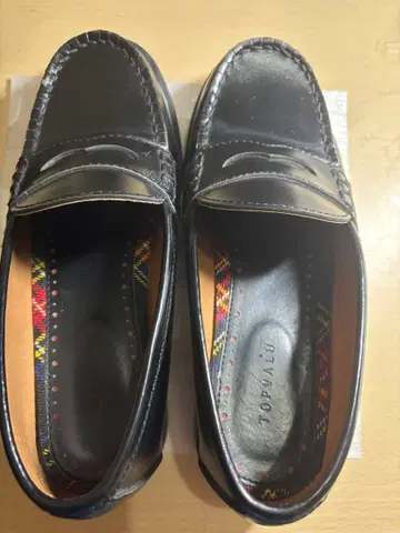 블랙 가죽 로퍼 3cm 힐