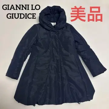 새상품급 GIANNI LO GIUDICE 다운 코트 숄카라 이토킨
