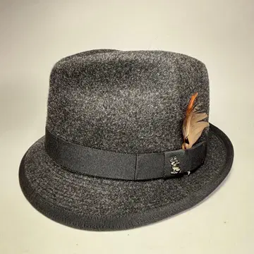 arth Crashable Fedora 중절모 깃털 포함