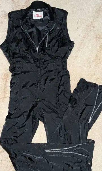 CARRERA VINTAGE 까레라 JAPAN제 슬리브리스 점프수트