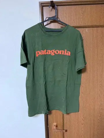 patagonia 남성용 T셔츠 올리브 그린 M 사이즈