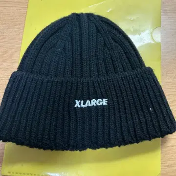 XLARGE 블랙 니트 모자