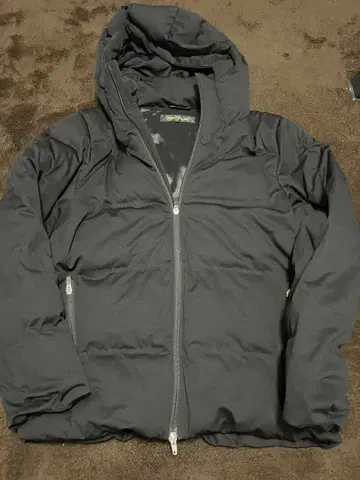 JUST PLAY 블랙 다운 자켓 LL