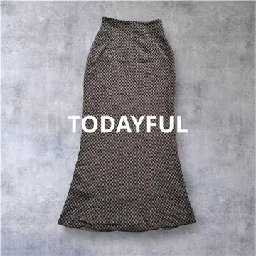 TODAYFUL 타이트 플레어 롱 스커트