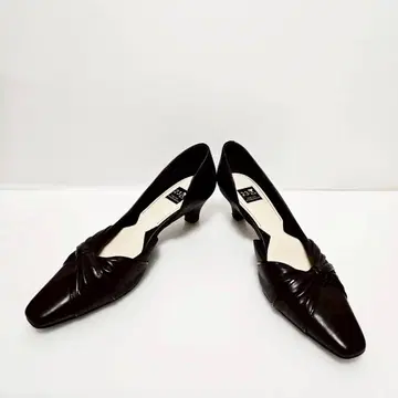 레어 [23구] 트위스트 디자인 하이힐 온워드 카시야마 블랙 23.5cm