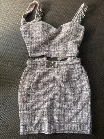 JEWELS 트위드 셋업 XS