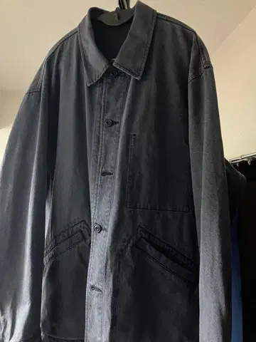 UNIQLO U 컬러 데님 자켓 Gray XXL