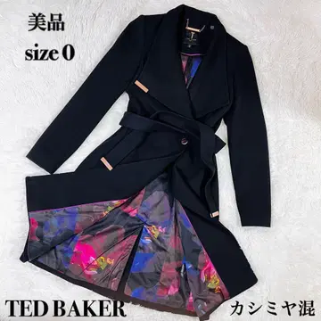 새상품급 TEDBAKER 테드베이커 캐시미어 KIKIIE 랩 코트 0