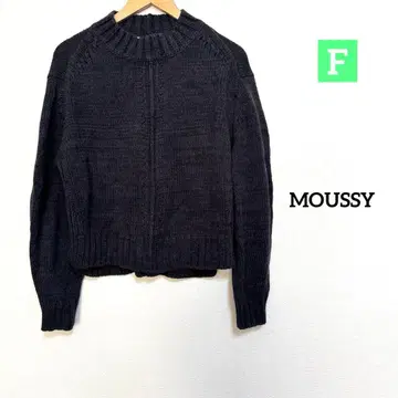 MOUSSY 크루넥 스웨터 긴팔 스웨터