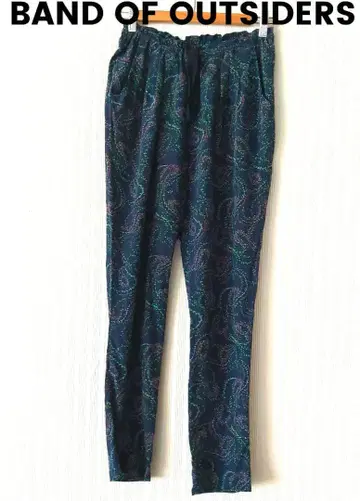 girl.by BAND OF OUTSIDERS 페이즐리 팬츠 US2
