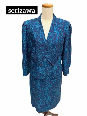 새상품급 serizawa 세리자와 실크 혼방 셋업