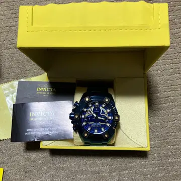 Invicta 손목시계 블루 아날로그