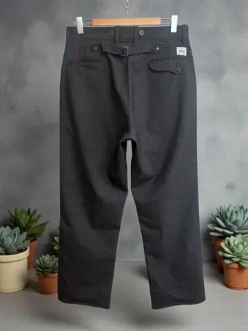 [ ANACHRONORM ] 아나크로놈 신치 벨트 와이드 슬랙스