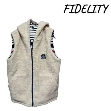FIDELITY 후드 부착 보아 베스트, 안감 보더, 리버서블