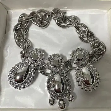 H&M x GLENN MARTENS 실버 체인 목걸이