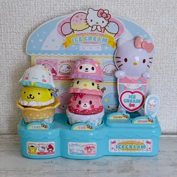 산리오 캐릭터 아이스크림 세트 키티 마이멜로디 시나몬
