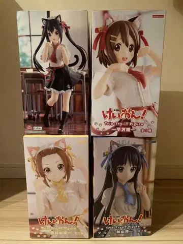 케이온! Trio-Try-it 피규어 4체 세트