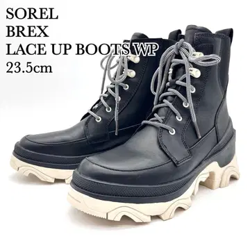 [ 새상품급 ] 소렐 브렉스 WP 사이드 고어 부츠 블랙 가죽 통굽