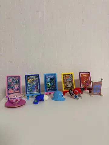 도쿄 디즈니 리조트 미니어처 피규어 5점