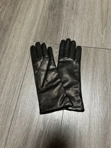 Brooks Brothers 블랙 커프스 가죽 장갑