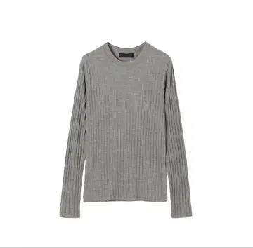 TOMORROWLAND 캐시미어 실크 리브 크루넥 풀오버 S 그레이