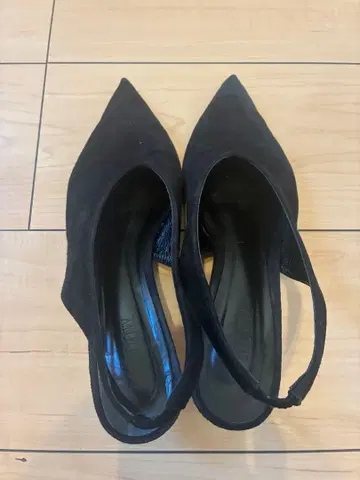 [ Hoaw. ] 슬링백 스웨이드 펌프스