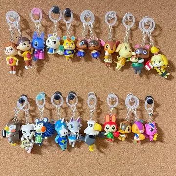 모동숲 동물의 숲 메지루시 액세서리 키링 피규어