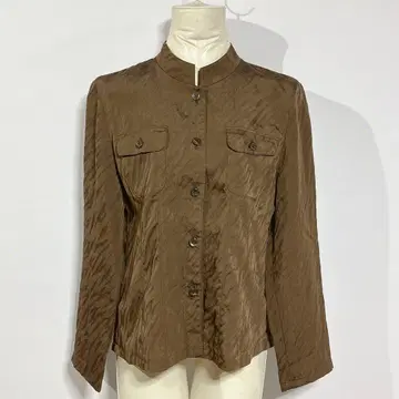 [새상품급] 코레트 KORET 브라운 계열 노카라 겉옷 셔츠 자켓