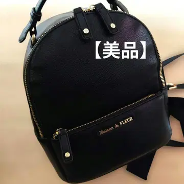 Maison de FLEUR 블랙 백팩