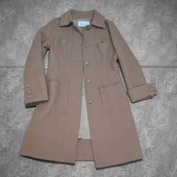 해롯 Harrods 울 베이지 코트 카멜