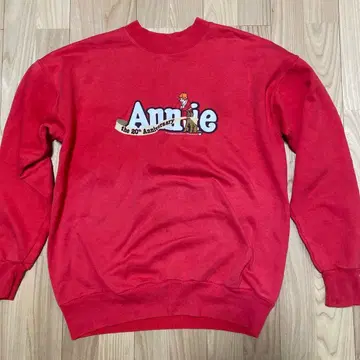 Annie 20th Anniversary Hanes 맨투맨 M