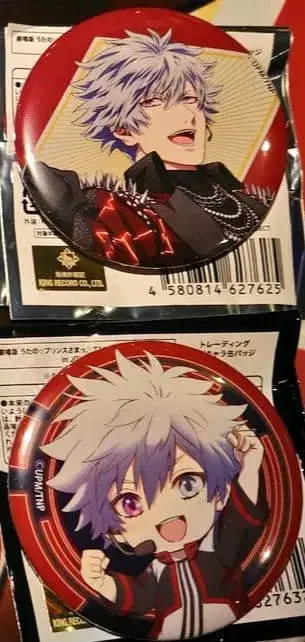 우타프리 탭나이 조이폴리스 쿠로사키 란마루 캔뱃지 등신 SD 2개 세트