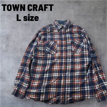 90s TOWNCRAFT 플란넬 셔츠 L 사이즈