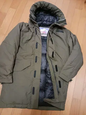 FIRST DOWN 롱 다운 자켓 올리브