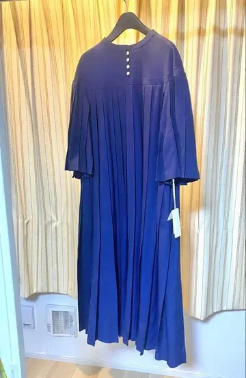 미나 페르호넨 네이비 플리츠 원피스 미사용