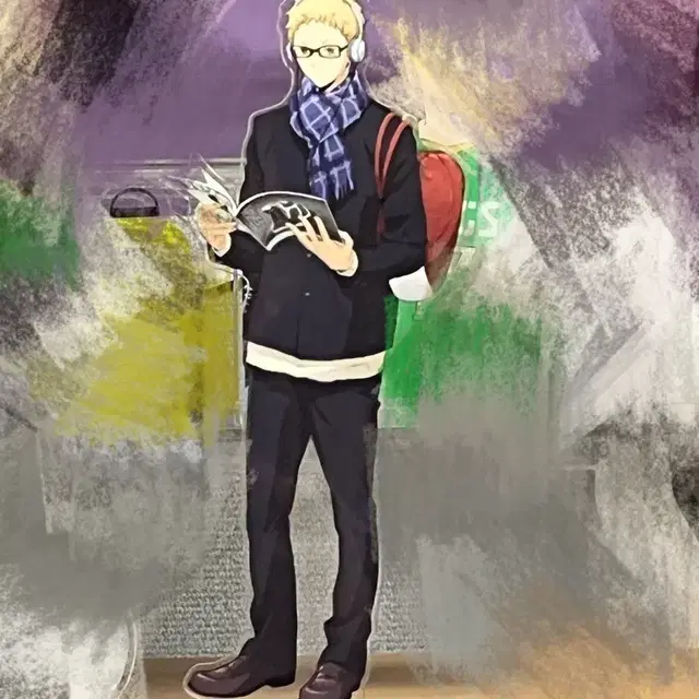 하이큐 츠키시마 케이 겨울 아크릴 스탠드